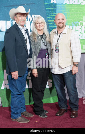 10. Juni 2015 - Nashville, Tennessee; USA - Ankunft auf dem roten Teppich bei den CMT Music Awards, die in der Bridgestone Arena stattfand.  Copyright 2015 Jason Moore. (Kredit-Bild: © Jason Moore/ZUMA Draht) Stockfoto