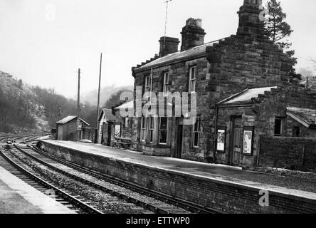 Glaisdale Bahnhof, North Yorkshire, 17. April 1964. Stockfoto