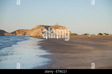 Arabien, Oman, Al Sawadi beach Stockfoto