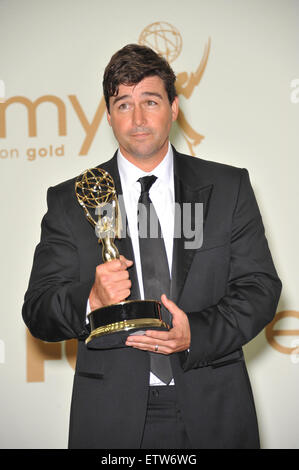 LOS ANGELES, CA - 18. September 2011: Kyle Chandler auf der 2011 Primetime Emmy Awards im Nokia Theatre L.A. Live. Stockfoto