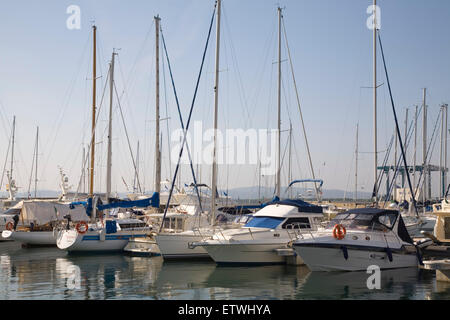 Europa, Italien, Toskana, Follonica, Port die puntone Stockfoto