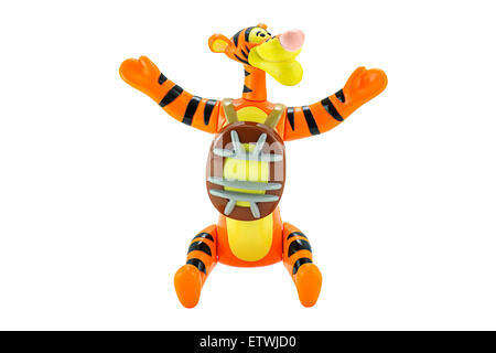 Bangkok, Thailand - 15. Februar 2015: Tigger Tiger Spielzeug von Disney Winnie The Pooh Cartoon Charakter. Stockfoto