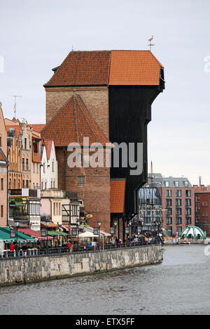 Gdansk, Danzig, Polen, Zuraw, der große Kran, Stockfoto