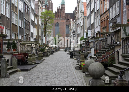 Gdansk, Danzig, St. Mary Street (Ul Mariacka) Stockfoto