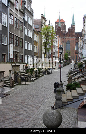 Gdansk, Danzig, St. Mary Street (Ul Mariacka) Stockfoto