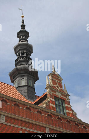 Gdansk, Danzig, Polen, altes Rathaus. Stockfoto