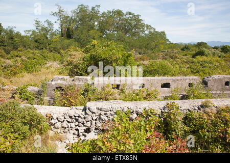 Festung Monte Sei Busi, I Welt Krieg, Karst-Gebirge, Redipuglia, Provinz Gorizia, Friaul-Julisch Venetien, Italien, Europa Stockfoto