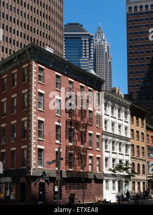 Fraunces Tavern historische Block, NYC Stockfoto