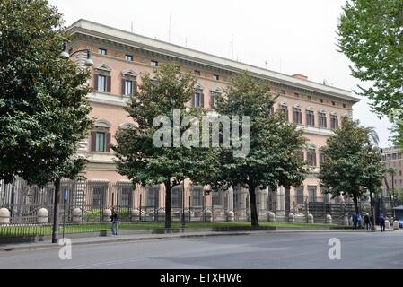 Amerikanische Botschaft in Rom, Italien, Europa Stockfoto