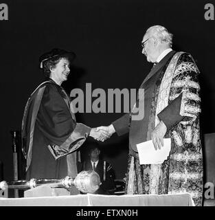 Offizielle Eröffnung des gerade fertiggestellten Warwick Arts Centre an der University of Warwick. 12. Oktober 1974. Stockfoto