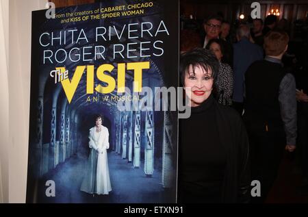 "Der Besuch" Fototermin am Lyceum Theatre Featuring: Chita Rivera wo: New York, Vereinigte Staaten von Amerika bei: 25. März 2015 Stockfoto