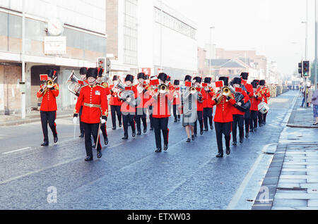 Remembrance Day Parade, Middlesbrough, Sonntag, 11. November 1990. Stockfoto