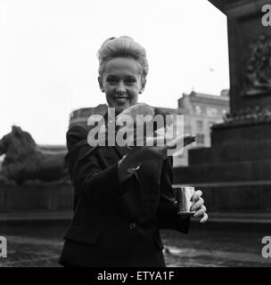 Tippi Hedren, Star der Hithcock 1963 Klassiker "die Vögel". Hedren war erfolgreich als Schauspielerin und Produzentin und ihre Tochter, Melanie Griffith hat in ihre Fußstapfen gefolgt. 18. Oktober 1963. Stockfoto