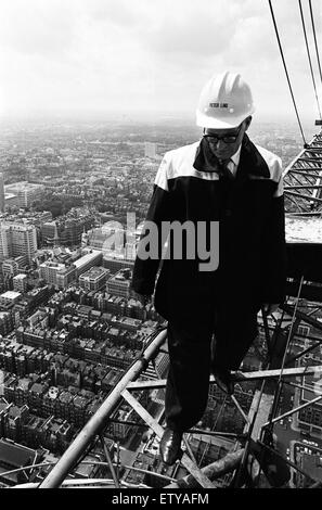 Bau des Turmes GPO, London. 15. Juli 1964. Stockfoto