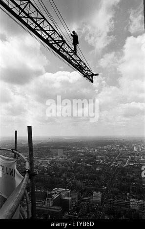 Bau des Turmes GPO, London. 15. Juli 1964. Stockfoto