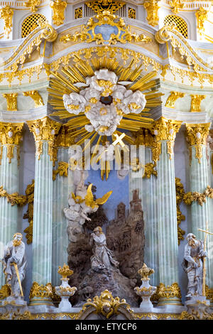 Altar der Frauenkirche in Dresden (Frauenkirche) Stockfoto