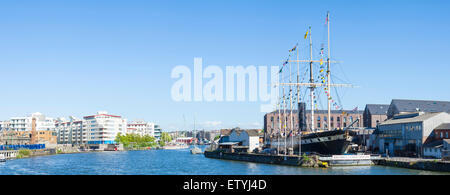 Bristol Hafen mit Brunels SS Great Britain Bristol Avon England UK GB EU Europa Stockfoto