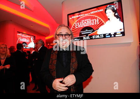 Premiere des Musicals "Elisabeth" am deutschen Theater Featuring: Sylvester Levay wo: München, Deutschland: 27. März 2015 Stockfoto