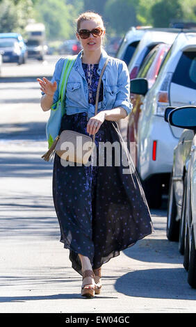 Amy Adams besucht einen Freund mit Los Angeles: Amy Adams wo: Los Angeles, California, Vereinigte Staaten von Amerika bei: 28. März 2015 Stockfoto