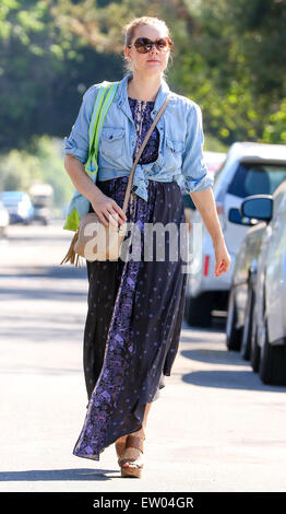 Amy Adams besucht einen Freund mit Los Angeles: Amy Adams wo: Los Angeles, California, Vereinigte Staaten von Amerika bei: 28. März 2015 Stockfoto