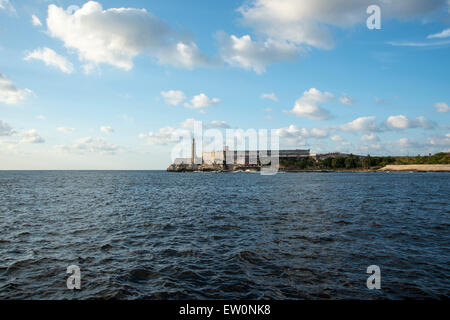 Eingang zum Hafen von Havanna Stockfoto