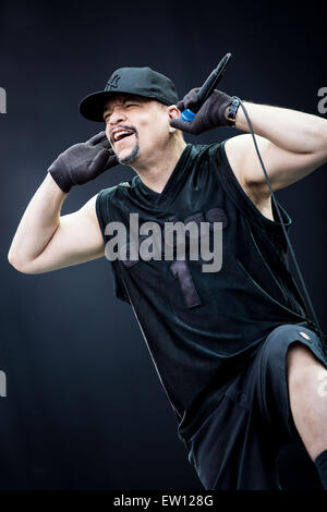 Body Count ft.-Ice-T Höchstleistungen live Pinkpop Festival 2015 in Landgraaf Niederlande © Roberto Finizio/Alamy Live News Stockfoto