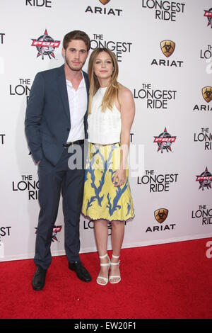 Die längste Fahrt Premiere D: Kyle Jenner, Melissa Benoist Where: Los Angeles, California, Vereinigte Staaten von Amerika bei: 7. April 2015 Stockfoto