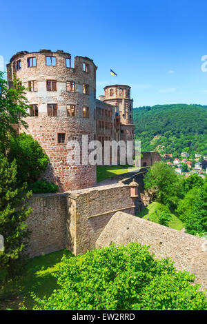 Schloss Heidelberg in Deutschland, Europa Stockfoto