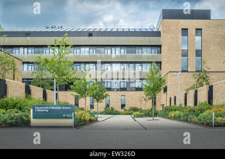 Abteilung der Werkstoffwissenschaft und Metallurgie Gebäude, Universität Cambridge, England. Stockfoto