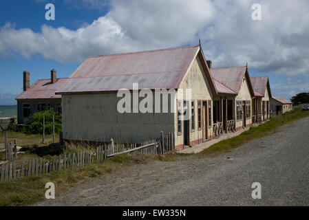 Historische Gebäude, Estancia San Gregorio, Patagonien, Chile Stockfoto