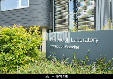 Physikalische Medizin, Cavendish Laboratory, University of Cambridge, England. Stockfoto