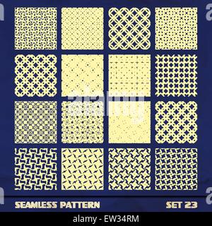 Vintage Musterdesign. Zusammenfassung Hintergrund. Große Sammlung. Stock Vektor