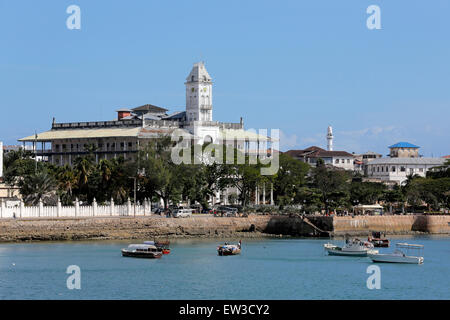 "House of Wonders" erbaut in den 1880er Jahren in Stone Town Sansibar Tansania Stockfoto