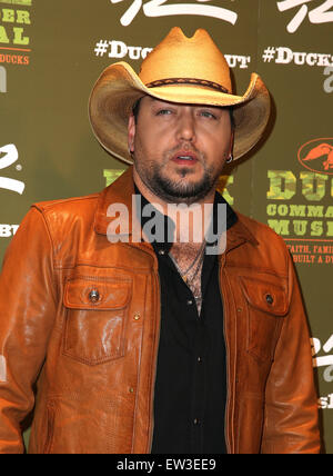 Weltpremiere des Duck Commander im Rio All-Suite-Hotel & Casino mit Musical: Jason Aldean Where: Las Vegas, Nevada, Vereinigte Staaten, wann: 15. April 2015 Stockfoto