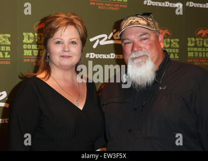 Weltpremiere des Duck Commander im Rio All-Suite-Hotel & Casino mit Musical: John Godwin wo: Las Vegas, Nevada, Vereinigte Staaten, wann: 15. April 2015 Stockfoto