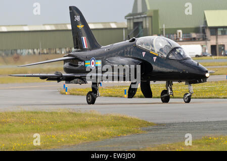 XX348 Hawk T1 schnell Jet Trainer Raf Valley Anglesey North Wales Uk Stockfoto