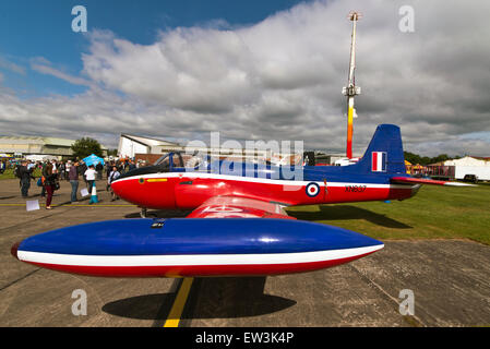 Jagd JET PROVOST T.3 XN637 (G-BKOU) Raf Cosford Air Show England UK Stockfoto