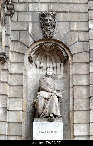 Ferenc Liszt Statue Opernhaus Budapest Ungarn Stockfoto