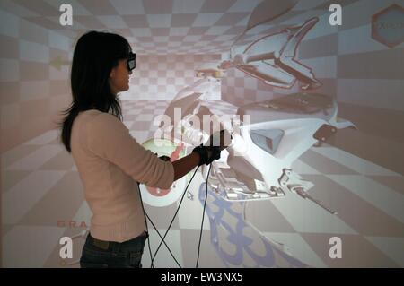 Erweiterte Schule St.Anna von Pisa (Italien), Labor PERCRO Forschung auf der virtuellen Realität Stockfoto