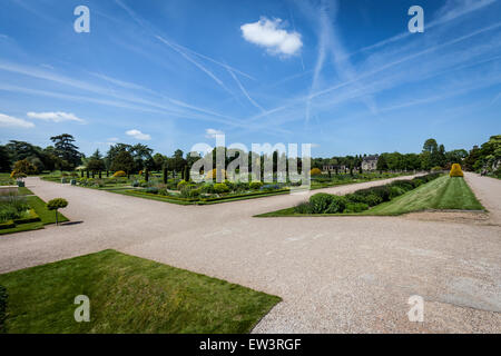 Italian Gardens angesehen von der Trellis-Walk Stockfoto