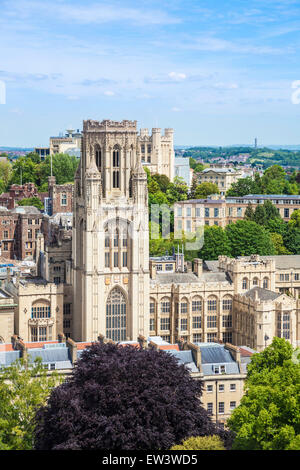 Universität Bristol Wills Memorial Building Bristol Avon England UK GB EU Europa Stockfoto