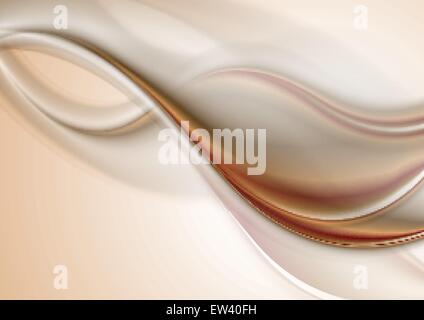 Elegante glatte Wellen Hintergrund abstrahieren. Vektor-design Stock Vektor