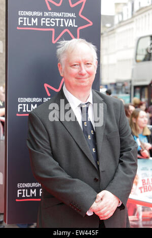 Edinburgh, UK. 17. Juni 2015. Die Besetzung von The Legend of Barney Thomson, unter der Regie von Robert Carlyle, kommen an der Edinburgh International Film Festival Gala Eröffnung World Premiere. Abgebildete Brian Pettifer Credit: Richard Dyson/Alamy Live-Nachrichten Stockfoto