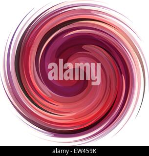 Bunte abstrakte Symbol. Dynamische Darstellung. Stock Vektor