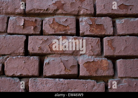 grobe alte Stein Textur von einer alten Mauer der monochromen Ton Stockfoto