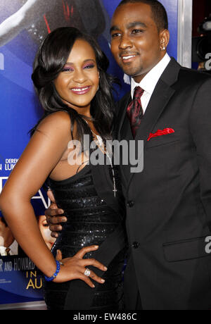 Nick Gordon und Bobbi Kristina Brown Stockfoto