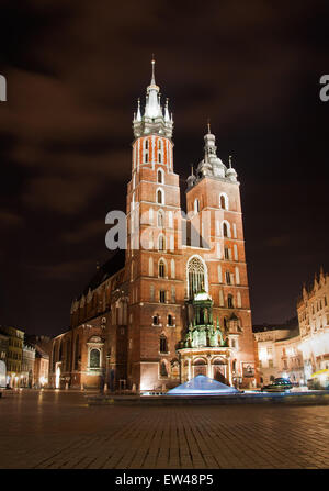 St.-Marien Kirche. Stockfoto