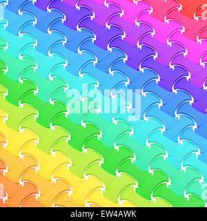 Oberfläche aus mehreren Fliesen Stockfoto