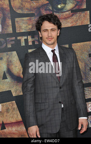 LOS ANGELES, CA - 28. Juli 2011: James Franco bei der Los Angeles Premiere seines neuen Films "Rise of the Planet of the Apes" im Grauman Chinese Theater, Hollywood. Stockfoto