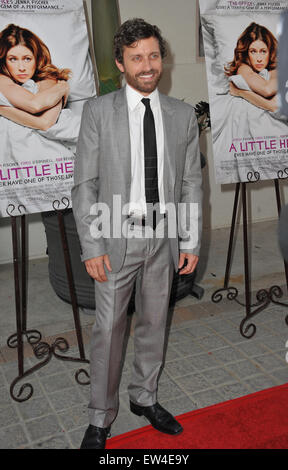 LOS ANGELES, CA - 14. Juli 2011: Rob Benedict bei der Premiere seines neuen Films "Ein wenig Hilfe" im Teatro Cary Grant in Sony Bilder Studios. Stockfoto